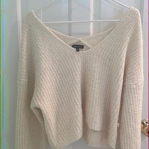 Pac Sun-Kendall+Kylie cropped sweater-cream